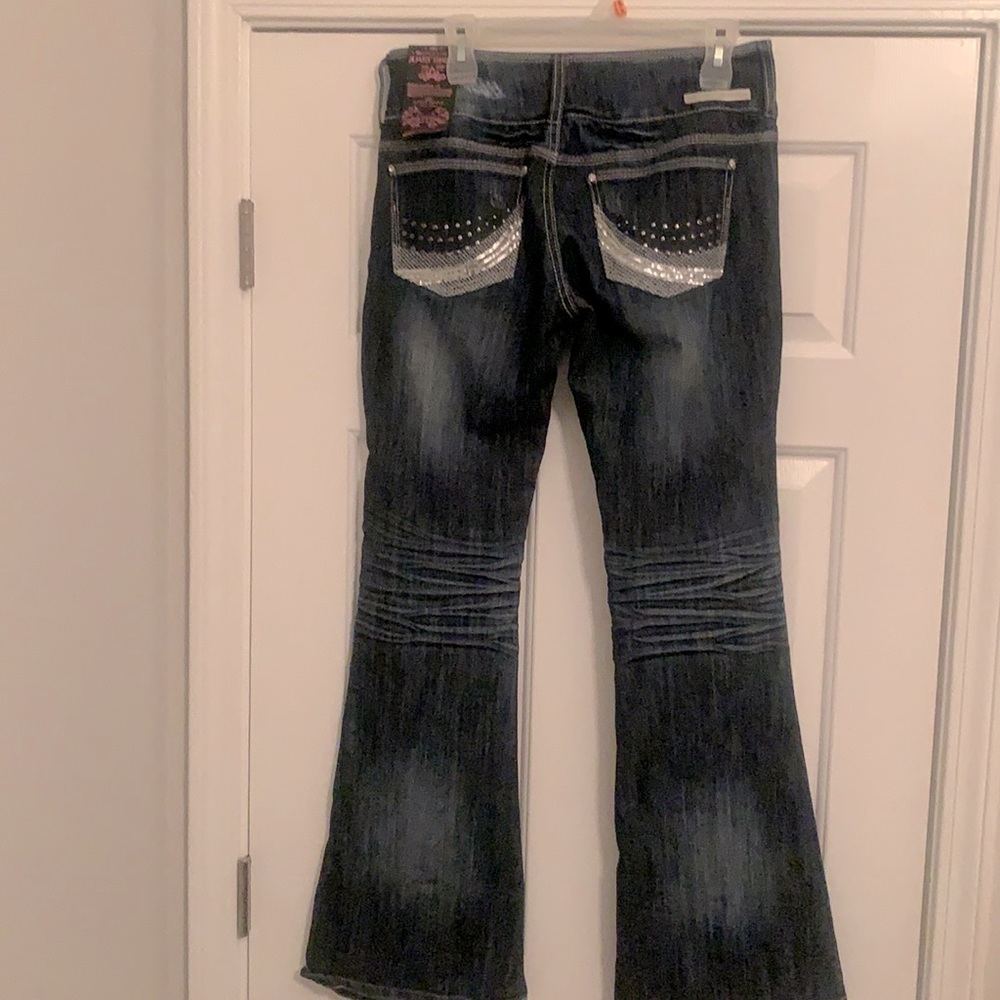 Almost Famous Distressed Bootcut jeans
